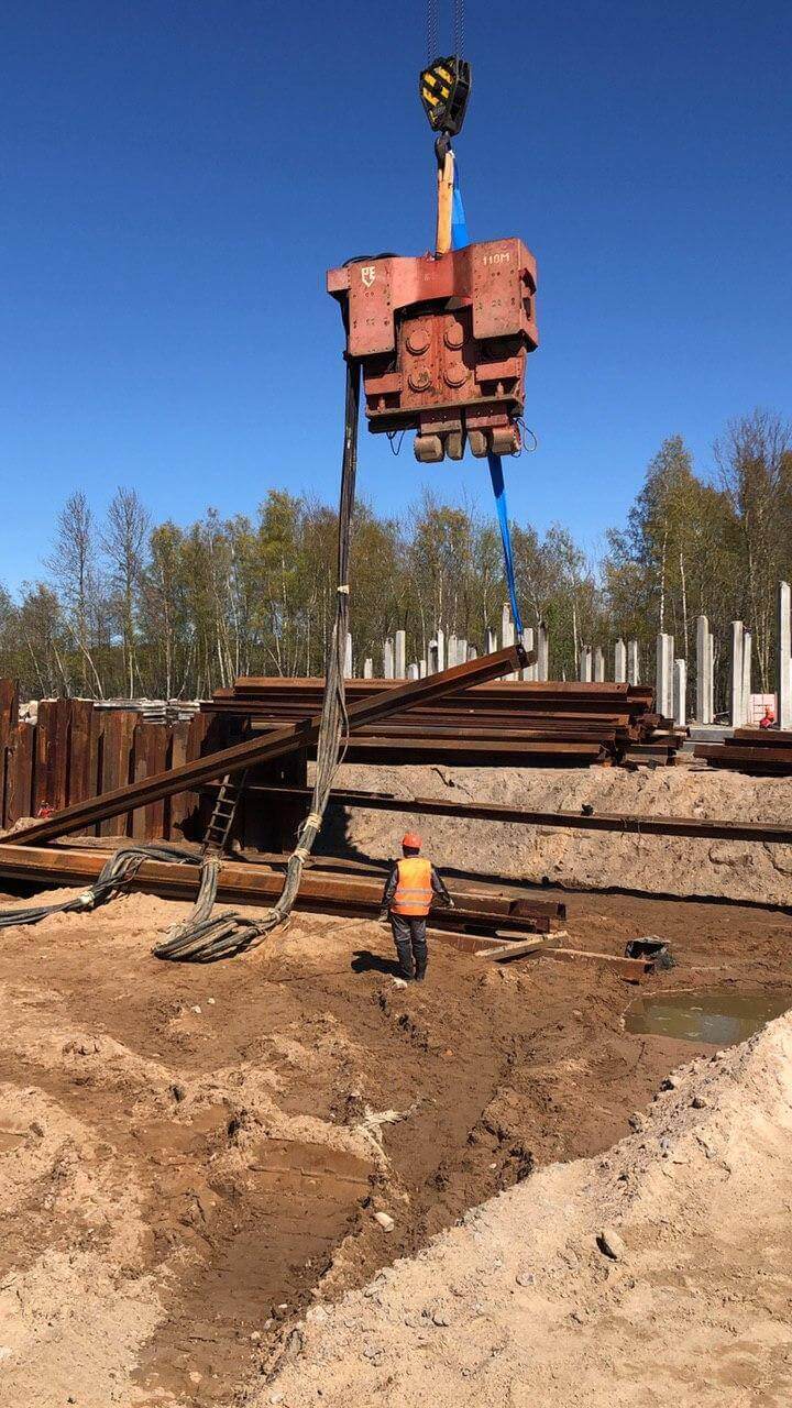 Погружение шпунта Ларсена