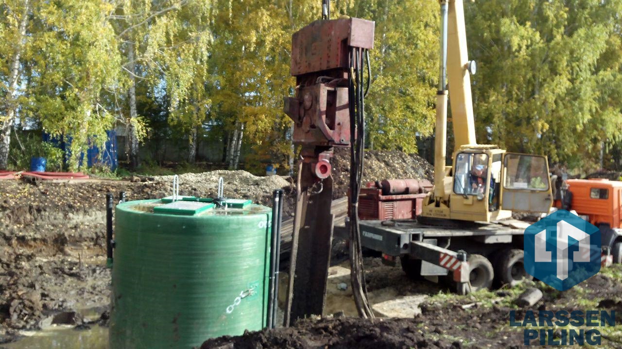 Погружение шпунта в Нижнем Новгороде