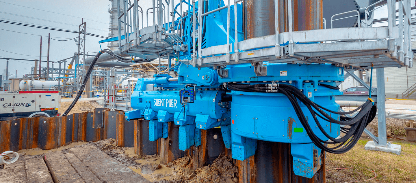 Установка статического вдавливания Giken Silent Piler F3
